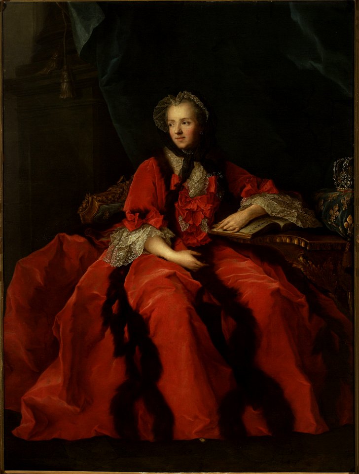 Jean-Marc Nattier - Portrait of queen Maria Leszczyńska - M.Ob.692 - National Museum in Warsaw