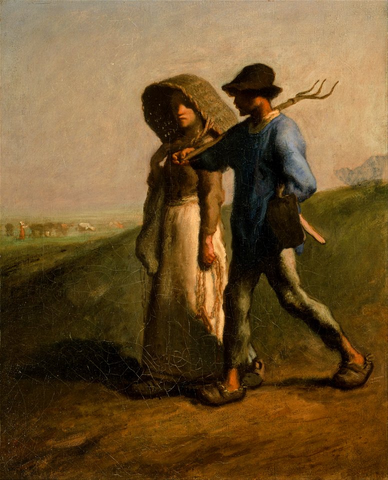 Jean-Franҫois Millet - Going to Work - Google Art Project