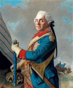 Jean-Étienne Liotard - Portret van graaf Herman Maurits van Saksen