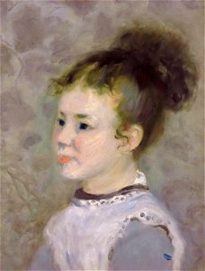 Jeanne Sisley, by Pierre-Auguste Renoir. Free illustration for personal and commercial use.