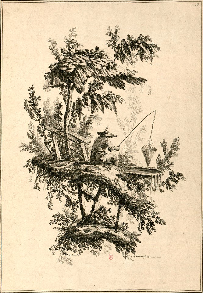 Jean-Jacques Avril - Pillement-Pêcheur 5