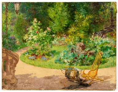 Jeannin, Georges - Le jardin de l'avenue d'Eylau - 762 - Maison de Victor Hugo