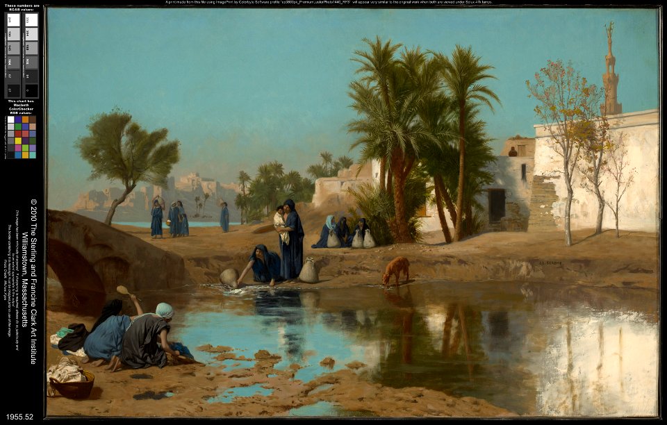 Jean-Léon Gérôme - Fellah Women Drawing Water - 1955.52 - Clark Art Institute