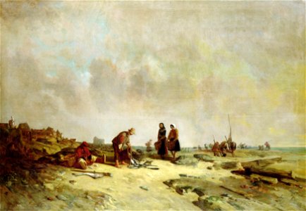 Philippe-Auguste Jeanron - La Morte-Eau à Audreselles