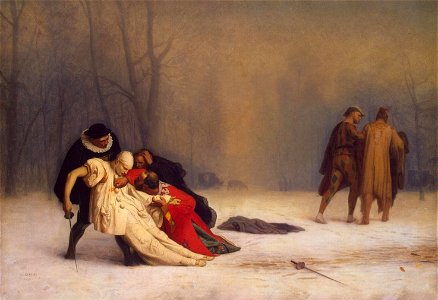 Jean-Léon Gérôme - Duel After a Masquerade Ball