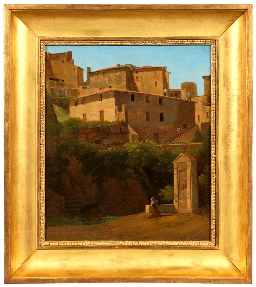 Jean-Victor Bertin - View Towards Cascata Vecchia, Tivoli - NM 7398 - Nationalmuseum