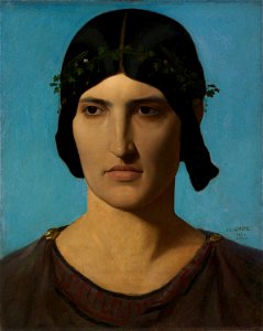 Jean-Léon Gérôme - Head of an Italian Woman - 1980.264 - Cleveland Museum of Art