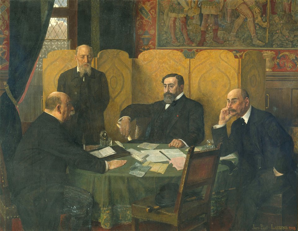 Jean-Paul Laurens - Le Comité de sécurité de la Ville de Paris et du département de la Seine, pendant la guerre de 1914-1918 - P2292 - Musée Carnavalet