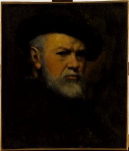 Jean-Jacques Henner - Autoportrait - PPP166 - Musée des Beaux-Arts de la ville de Paris. Free illustration for personal and commercial use.