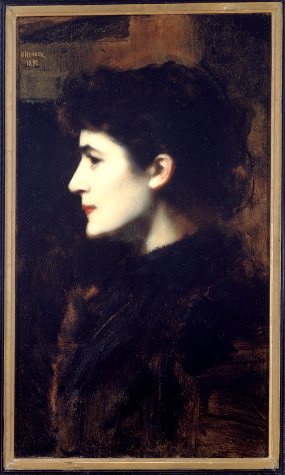 Jean-Jacques Henner - Eugénie-Marie Gadiffet-Caillard dite Germaine Dawis - PPP190 - Musée des Beaux-Arts de la ville de Paris