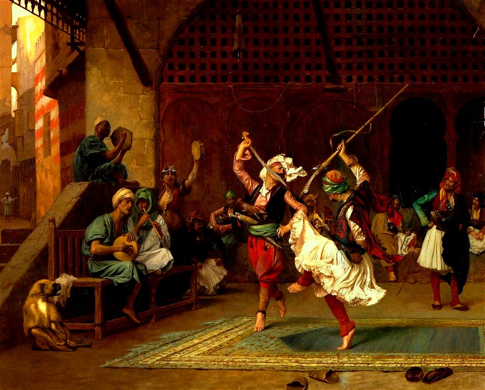 Jean-Léon Gérôme – Danse des Épées ou Danse Arnaoute, 1885