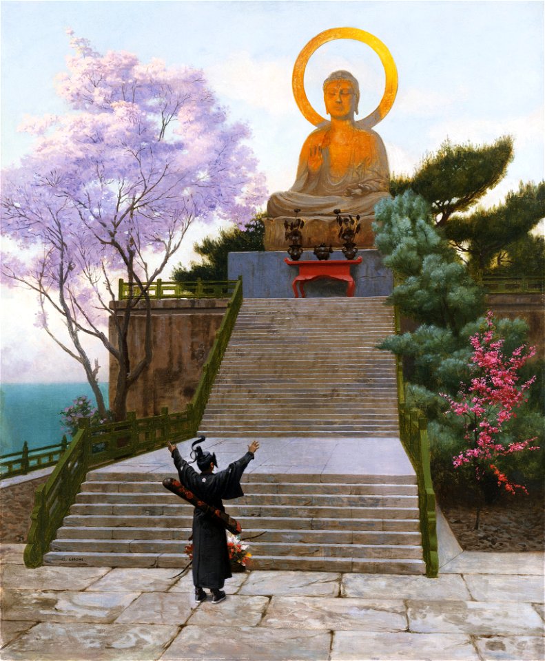 Jean-Léon Gérôme - Japanese Emploring A Deity