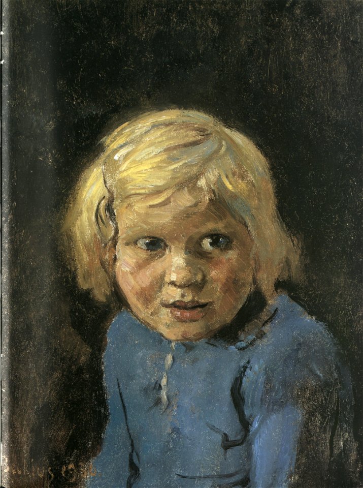Jean-Pierre Beckius, petite fille blonde (1936)