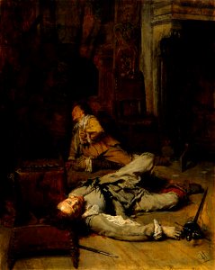 Jean-Louis-Ernest Meissionier - The End of the Game of Cards - Walters 37149