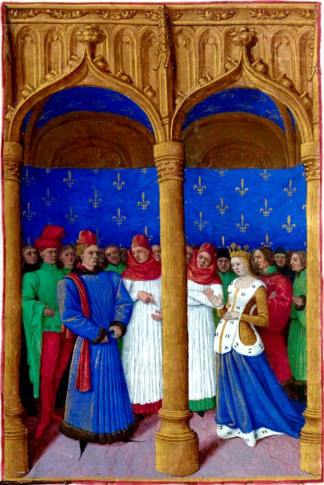 Jeanne d'Évreux et Philip VI of France