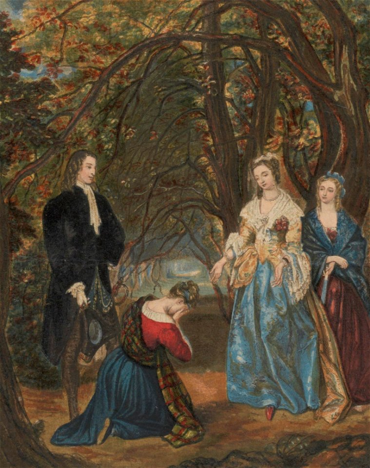 Jenny Dean's interview with the queen - printed in oil colours by G. Baxter (patentee) from a painting by Mrs. Seyffarth. LCCN2012647363
