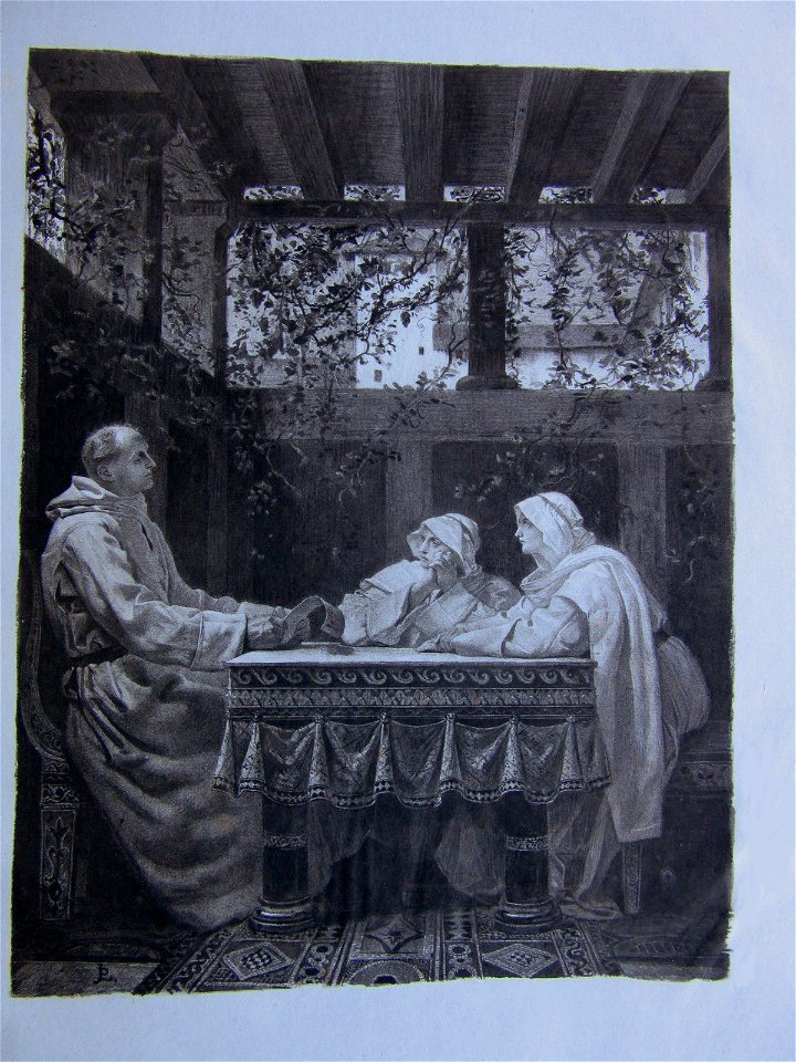 Jean-Paul Laurens - Récits des temps mérovingiens - Fortunatus, Agnès et Radegonde