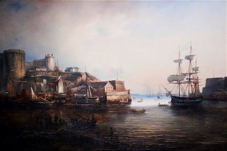 Jean-Marie JUGELET - Vue du port de Brest