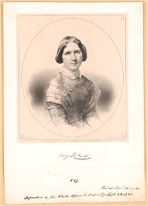 Jenny Lind - lith. by F. D'Avignon ; from dag. by Brady. LCCN2003664989