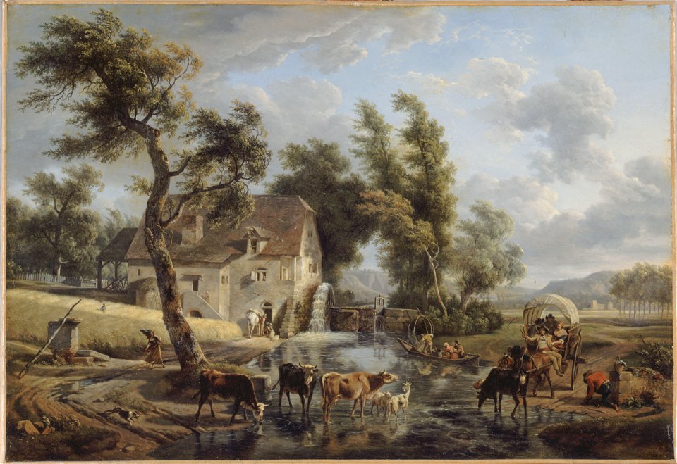 Jean-Louis Demarne - Le moulin - PDUT871 - Musée des Beaux-Arts de la ville de Paris
