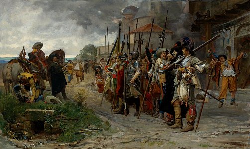 Jehan-Georges Vibert - L'appel après le pillage (1866)