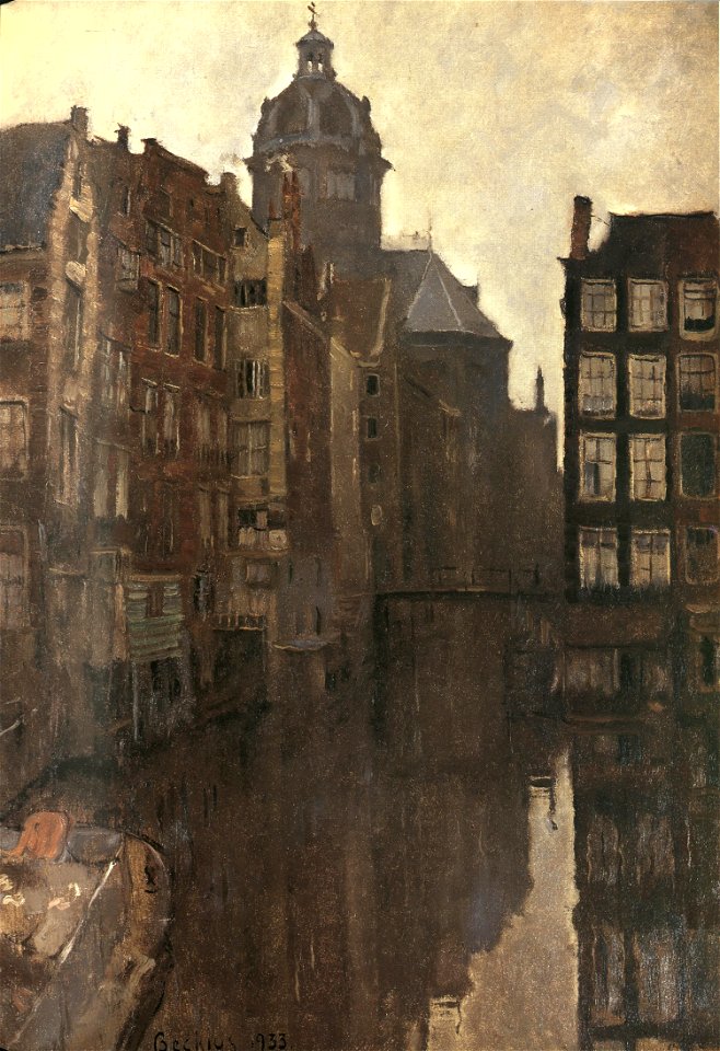 Jean-Pierre Beckius, Amsterdam Gracht (1933) (2)