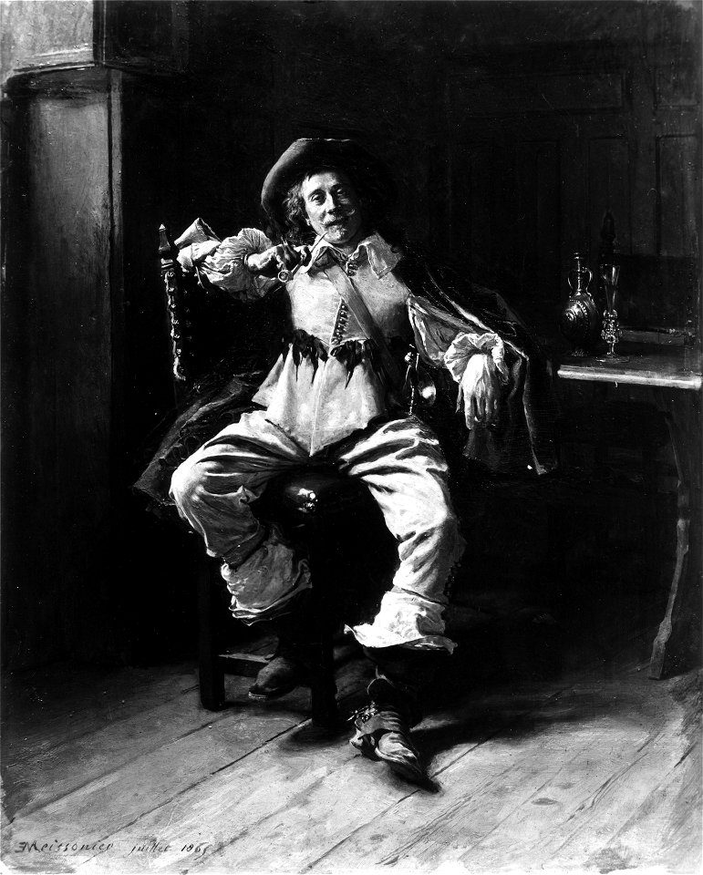 Jean-Louis-Ernest Meissionier - The Jovial Trooper - Walters 37151