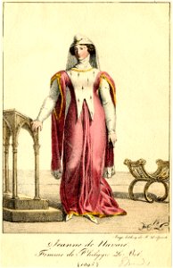 Jeanne de Navarre, femme de Philippe Le Bel (BM 1871,1209.1566)