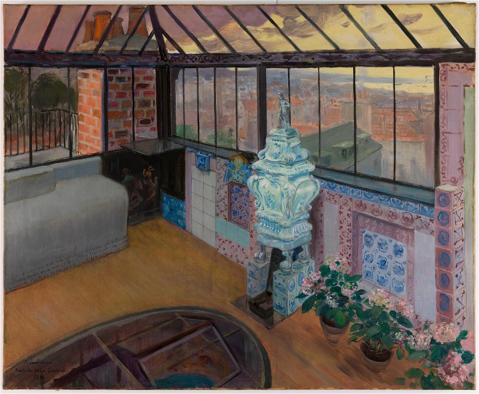 Jeanniot, Pierre Georges - Le Look-out à Hauteville House - 207 - Maison de Victor Hugo