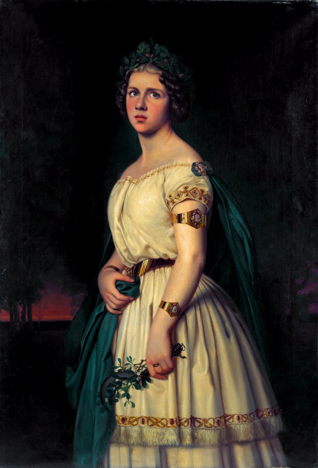 Jenny Lind as Norma, after Olaf Johan Södermark
