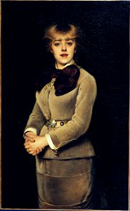 Jeanne Samary portrait by Louise Abbéma