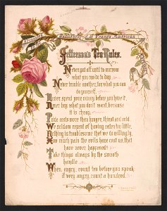Jefferson's ten rules. Presented by the publishers of Prang's American chromos LCCN2017650322