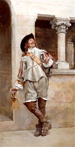 Jean-Louis-Ernest Meissionier - Courtyard of the Artist's Studio - Walters 37947