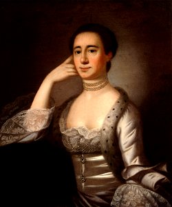 Jeremiah Theus - Portrait of Mrs. John Champneys (Anne Livingston, born 1746) - B.60.50 - Museum of Fine Arts