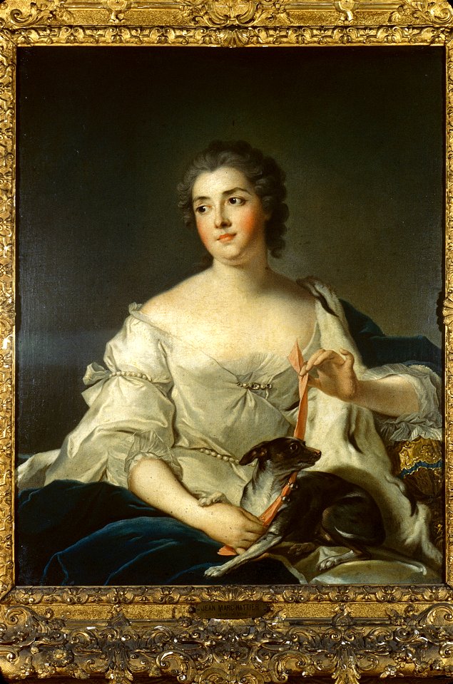 Jean-Marc Nattier - Portrait Of Marquise D'Argenson - Walters 37895