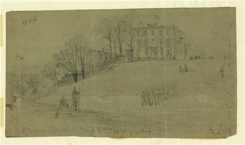 Jeff Davis House. Genl. Ords headquarters LCCN2004660224