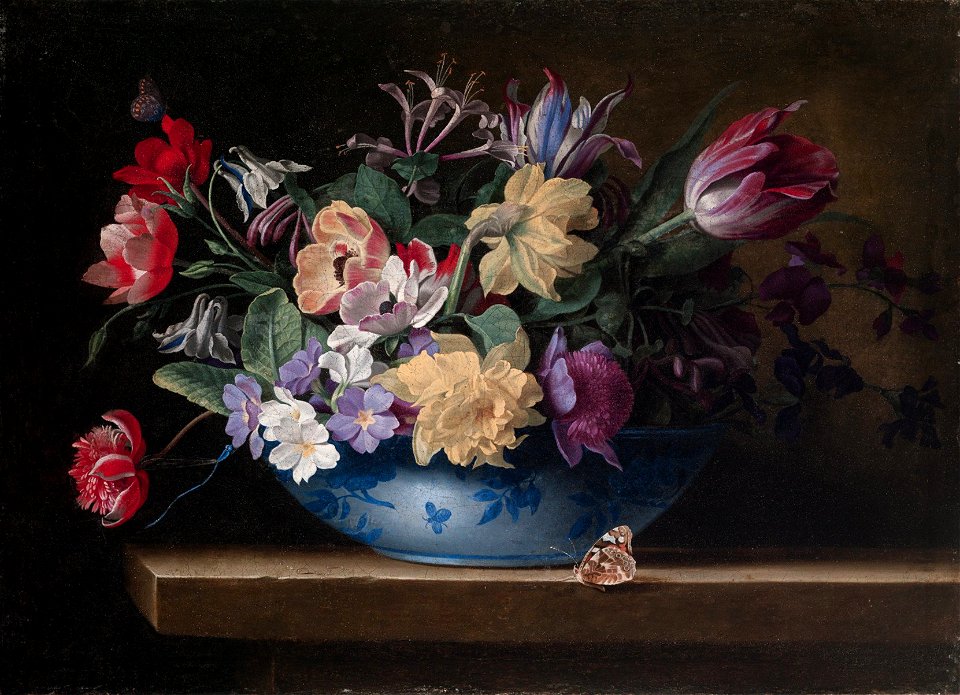 Jean-Michel Picart - Still life of flowers - S-2013-252 - Finnish National Gallery