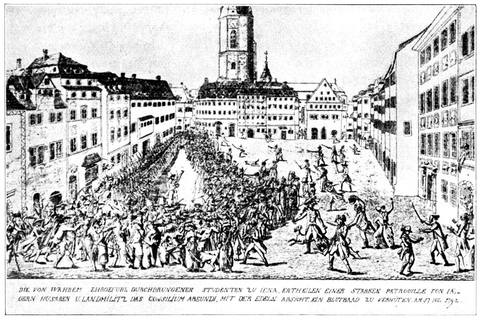 Jena Studentenproteste 1792