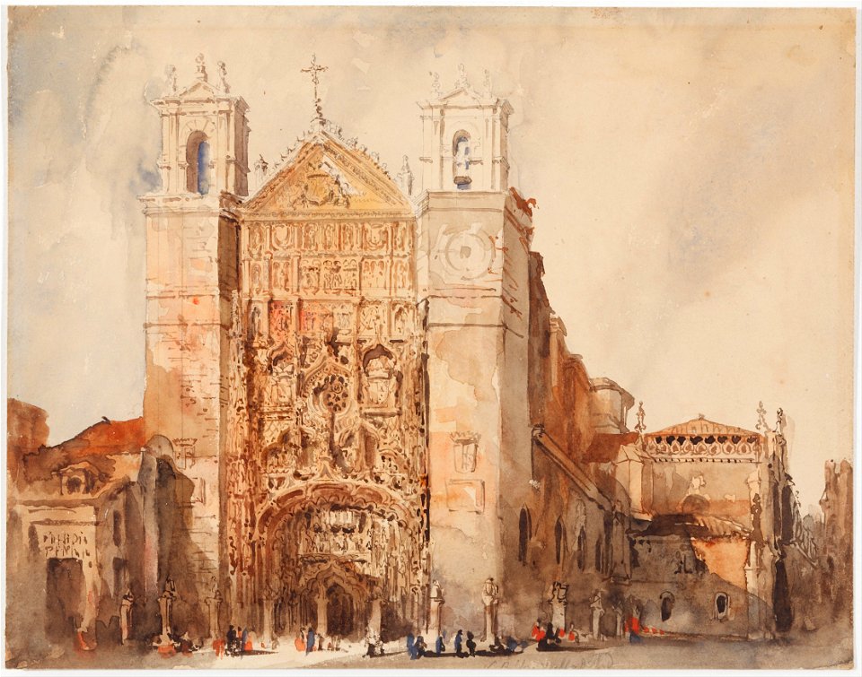 Jenaro Pérez Villaamil - Church of Saint Paul, Valladolid - Google Art Project