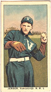 Jenson, Vancouver Team, baseball card portrait LCCN2008676980