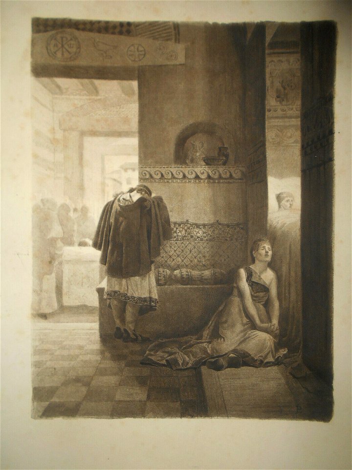 Jean-Paul Laurens - Récits des temps mérovingiens - Cependant la maladie mortelle