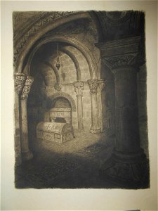 Jean-Paul Laurens - Récits des temps mérovingiens - Cette église fut le tombeau commun