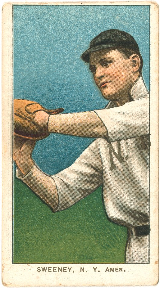 Jeff Sweeney, New York Highlanders, baseball card portrait LCCN2008676828