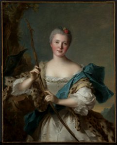 Jean-Marc Nattier - Portrait of a Woman as Diana - 1942.643 - Cleveland Museum of Art