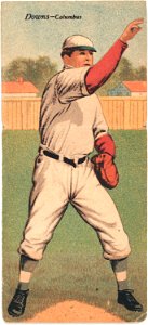 Jerry Downs-Fred Odwell, Columbus Team, baseball card portrait LCCN2007683897