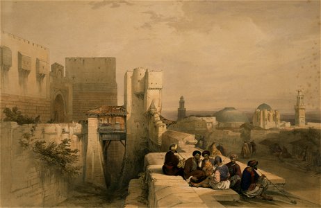 Jerusalem 1841. Free illustration for personal and commercial use.