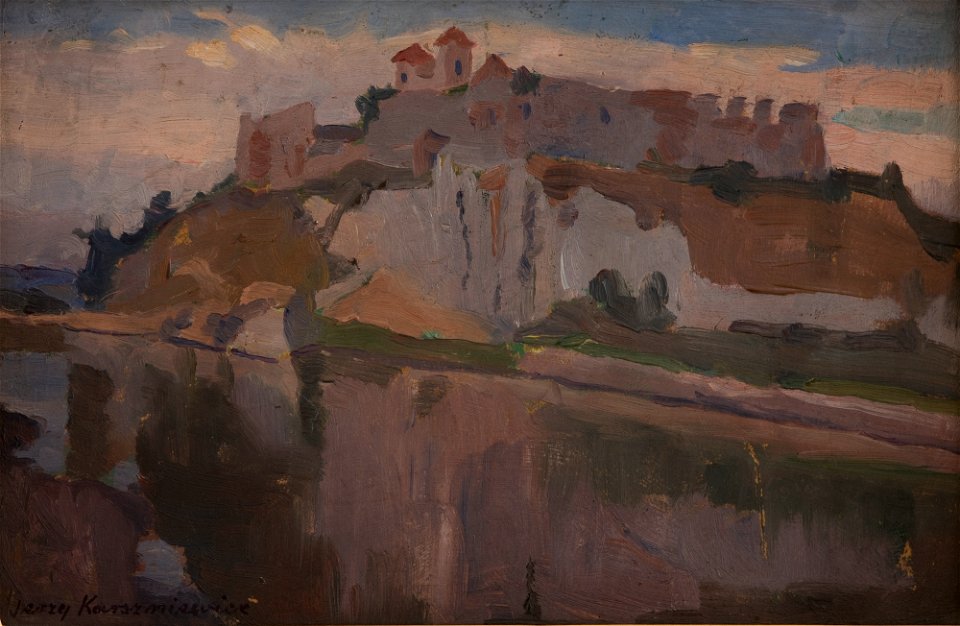 Jerzy Karszniewicz - View of Tyniec - MNK II-b-652 - National Museum Kraków