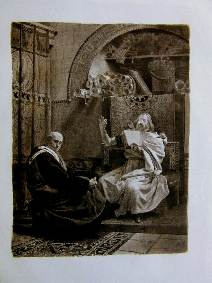 Jean-Paul Laurens - Récits des temps mérovingiens - Hilpérik et Grégoire de Tours