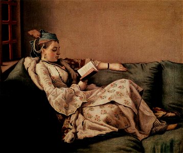 Jean-Étienne Liotard - Marie-Adalaide of France Dressed in Turkish Costume - WGA13063