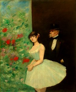 Jean-Louis Forain - Behind the Scenes - 1943.11.4 - National Gallery of Art